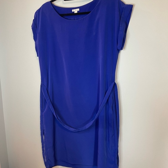 Gap women’s fully lined royal blue belted shift dress size medium - Picture 1 of 6